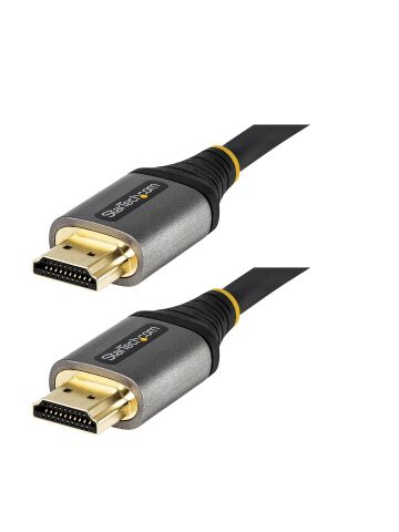 StarTech.com 16ft (5m) HDMI 2.1 Cable 8K - Certified Ultra High Speed HDMI Cable 48Gbps - 8K 60Hz/4K 120Hz HDR10+ eARC - Ultra HD 8K HDMI Cable - Monitor/TV/Display - Flexible TPE Jacket