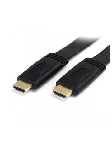 StarTech.com 5m Flat High Speed HDMI Cable with Ethernet - Ultra HD 4k x 2k HDMI Cable - HDMI to HDMI M/M