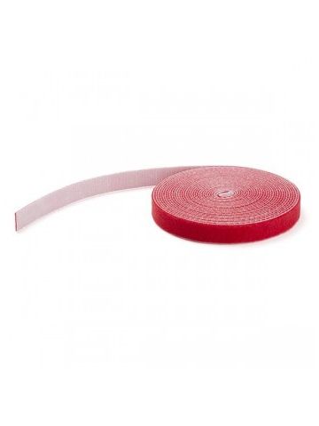 StarTech.com 25ft. Hook and Loop Roll - Red
