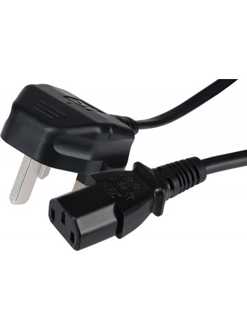 Maplin HP-B51ALVB-C10 power cable Black 1 m Power plug type G C13 coupler