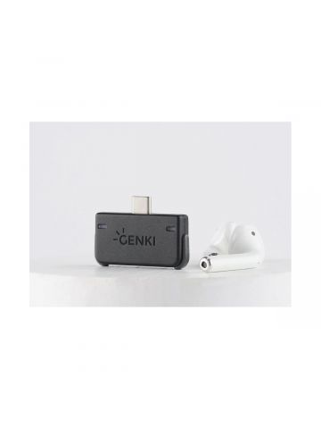 Genki HTGA-GRAY-EU cable gender changer USB-C Bluetooth/USB-C Black, Grey