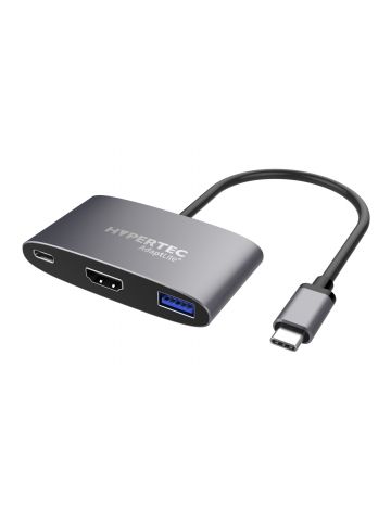 Hypertec AdaptLite HD Wired USB 3.2 Gen 1 (3.1 Gen 1) Type-C Anthracite, Silver