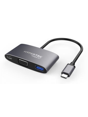 Hypertec AdaptLite VGA Wired USB 3.2 Gen 1 (3.1 Gen 1) Type-C Anthracite, Silver