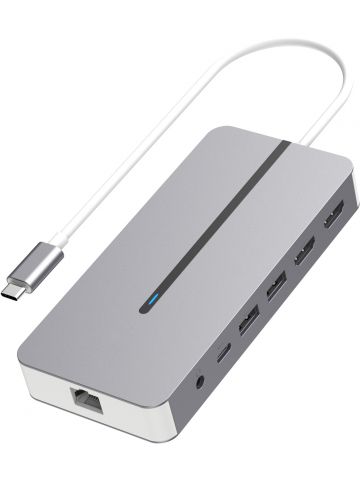 Hypertec ProDockMac Universal Wired USB 3.2 Gen 1 (3.1 Gen 1) Type-C Silver