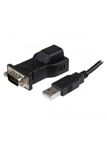 StarTech.com 1 Port USB to RS232 DB9 Serial Adapter with Detachable 6ft USB A to B Cable