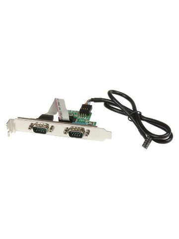 StarTech.com 24in Internal USB Motherboard Header to 2 Port Serial RS232 Adapter