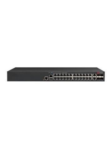 Ruckus ICX 7150-24P - Switch - L3 - managed - 24 x 10/100/1000 (PoE+) + 2 x 10/100/1000 (uplink) + 4 x 1 Gigabit / 10 Gigabit SFP+ (uplink) - front and side to back - rack-mountable - PoE+ (370 W)