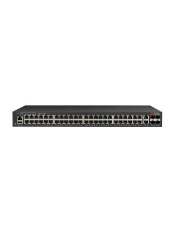 Ruckus ICX 7150-48PF - Switch - L3 - managed - 48 x 10/100/1000 (PoE+) + 2 x 10/100/1000 (uplink) + 2 x Gigabit SFP + 2 x 10 Gigabit SFP+ (uplink) - front and side to back - rack-mountable - PoE+ (740 W)