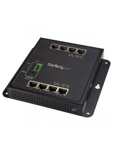 StarTech.com 8-Port Gigabit Ethernet Switch - Managed - Wall Mount with Front Access