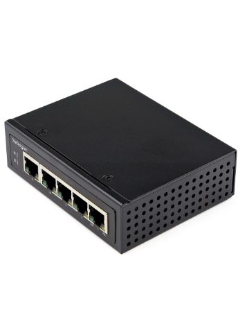 StarTech.com Industrial 5 Port Gigabit PoE Switch - 30W - Power Over Ethernet Switch - Hardened GbE 