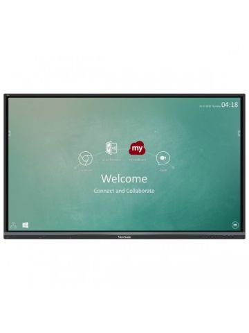 Viewsonic IFP6550-2EP signage display 163.8 cm (64.5") LCD 4K Ultra HD Touchscreen Interactive flat panel Black Android 7.0