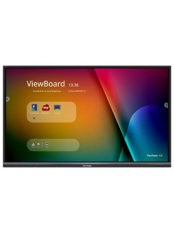 Viewsonic IFP6550-3 interactive whiteboard 165.1 cm (65") 3840 x 2160 pixels Touchscreen Black HDMI