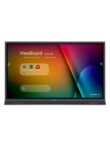 Viewsonic IFP6552-1A Signage Display Interactive flat panel 165.1 cm (65") 350 cd/m² 4K Ultra HD Black Touchscreen Built-in processor Android 9