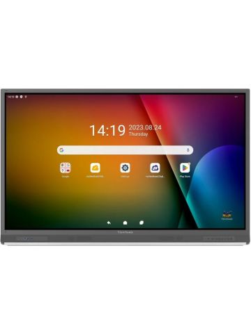 Viewsonic IFP6552-2F Signage Display Digital signage flat panel 165.1 cm (65") LCD 450 cd/m² 4K Ultra HD Black Touchscreen Built-in processor Android