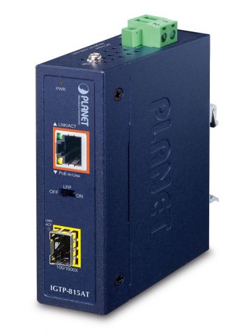 PLANET IGTP-815AT network media converter 1000 Mbit/s Blue