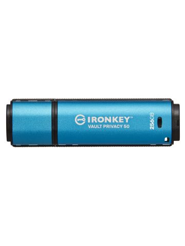 Kingston Technology IronKey 256GB Vault Privacy 50 AES-256 Encrypted, FIPS 197