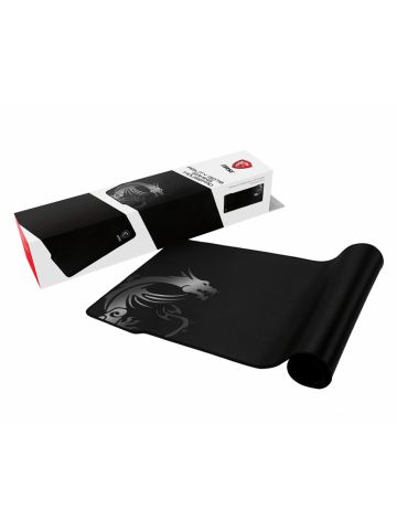 MSI AGILITY GD70 Pro Gaming Mousepad '900mm x 400mm, Pro Gamer Silk Surface, Iconic Dragon Design, Anti-slip and shock-absorbing rubber base, Reinforced stitched edges'