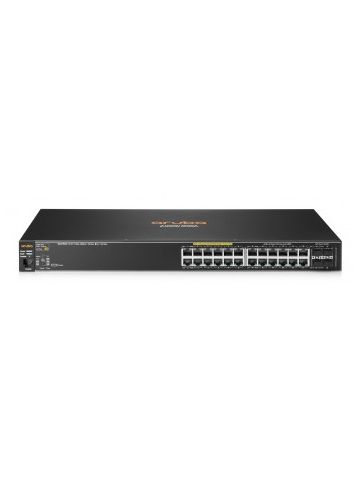 HPE Aruba 2530 24G PoE+ Managed L2 Gigabit Ethernet (10/100/1000) Black 1U Power over Ethernet (PoE)