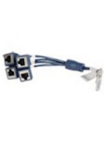 HPE JG263A cable interface/gender adapter Mini D-28 4-RJ45 Black