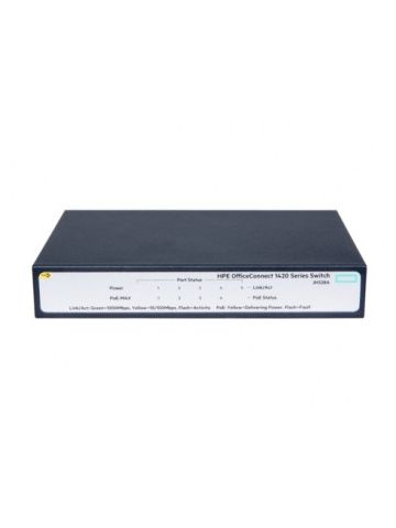 HPE OfficeConnect 1420 5G PoE+ (32W) Unmanaged L2 Gigabit Ethernet (10/100/1000)  1U Power over Ethernet (PoE)