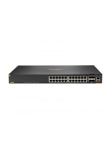 ARUBA CX 6300F 24-PORT 1GBE CLASS 4 POE AND 4-PORT SFP56 SWITCH (JL666A)