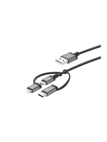 j5create JMLC11 USB cable 1 m USB A Micro-USB B Black