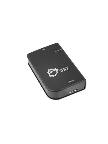 Siig JU-VG0511-S1 USB graphics adapter 2048 x 1152 pixels Black