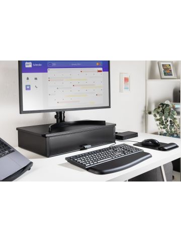 Kensington UVStand™ monitor stand with UVC sanitisation compartment