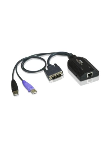 Aten Usb - Dvi To Cat5e/6 Kvm Adapter Cable