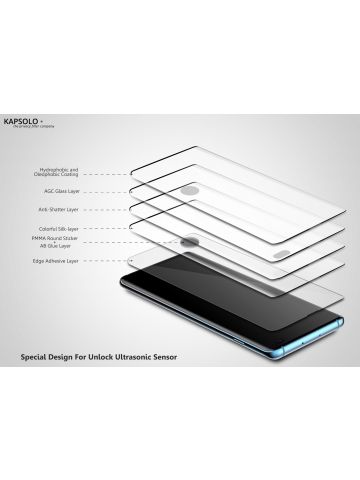 KAPSOLO Tempered GLASS samsung galaxy note20 ultra 5g Sreen Protection