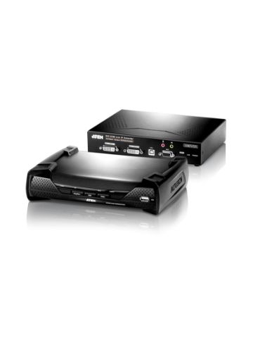 Aten KE6940 AV extender AV transmitter & receiver Black