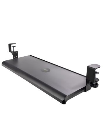 StarTech.com Under-Desk Keyboard Tray, Clamp-on Ergonomic Keyboard Holder, Up to 12kg (26.5lb), Sliding Keyboard and Mouse Drawer with C-Clamps, Height Adjustable Keyboard Tray (3.9/4.7/5.5 in)