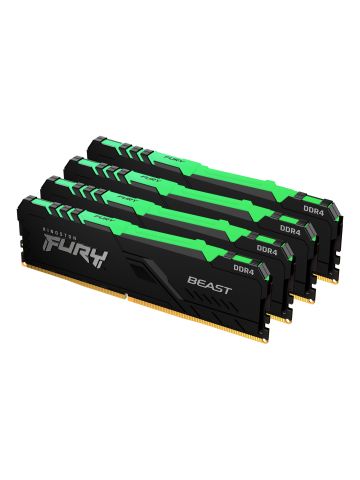 Kingston Technology FURY Beast RGB memory module 32 GB 4 x 8 GB DDR4 2666 MHz