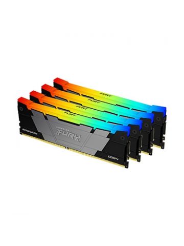 Kingston Technology FURY 64GB 3200MT/s DDR4 CL16 DIMM (Kit of 4) 1Gx8 Renegade RGB