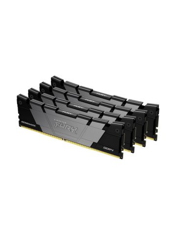 Kingston Technology FURY 64GB 3200MT/s DDR4 CL16 DIMM (Kit of 4) 1Gx8 Renegade Black