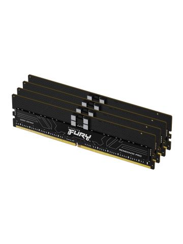 Kingston Technology FURY 128GB 5600MT/s DDR5 ECC Reg CL28 DIMM (Kit of 4) Renegade Pro EXPO