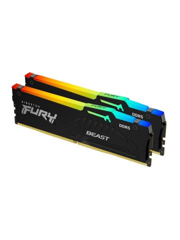 Kingston Technology FURY Beast 16GB 6000MT/s DDR5 CL30 DIMM (Kit of 2) RGB XMP