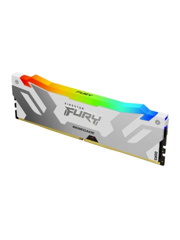 Kingston Technology FURY 32GB 6400MT/s DDR5 CL32 DIMM Renegade RGB White XMP