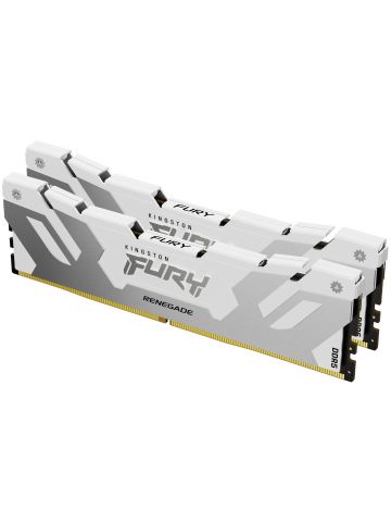 Kingston Technology FURY 32GB 7600MT/s DDR5 CL38 DIMM (Kit of 2) Renegade White XMP