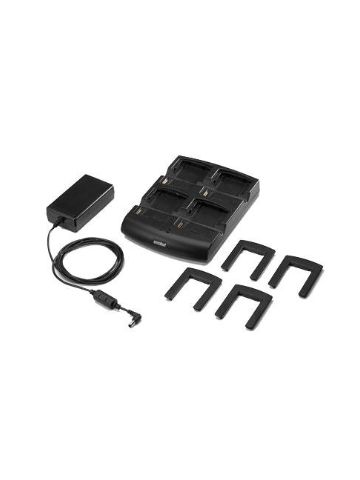 Zebra 4-Slot Cradle Kit Black Indoor