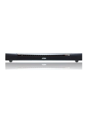 Aten KN2140VA KVM switch Rack mounting Black, Grey