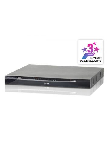 ATEN KN4124VA-AX-E KVM switch Rack mounting Black, Grey