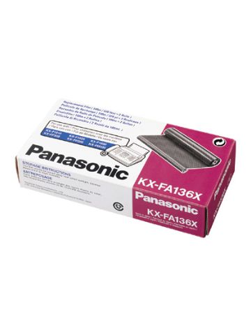 Panasonic KX-FA136X Thermal-transfer roll, 336 pages, Pack qty 2