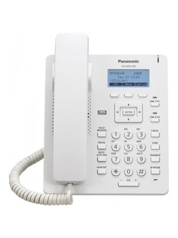 Panasonic KX-HDV130 SIP Desk phone in white (no PSU)