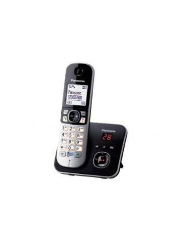 Panasonic KX-TG6821EB telephone DECT telephone Caller ID Black, Silver