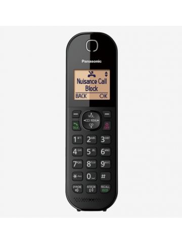 Panasonic KX-TGC412EB telephone DECT telephone Caller ID Black