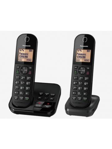 Panasonic KX-TGC422EB telephone DECT telephone Caller ID Black