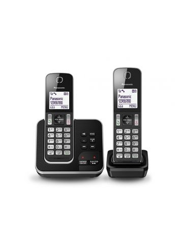 Panasonic KX-TGD322E DECT telephone Black Caller ID