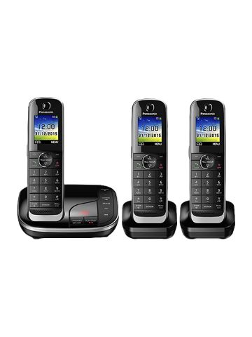 Panasonic KX-TGJ323E DECT telephone Black Caller ID