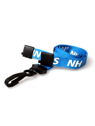 Digital ID 15mm Recycled NHS Lanyards with Breakaway and Plastic J Clip (Pack of 100)